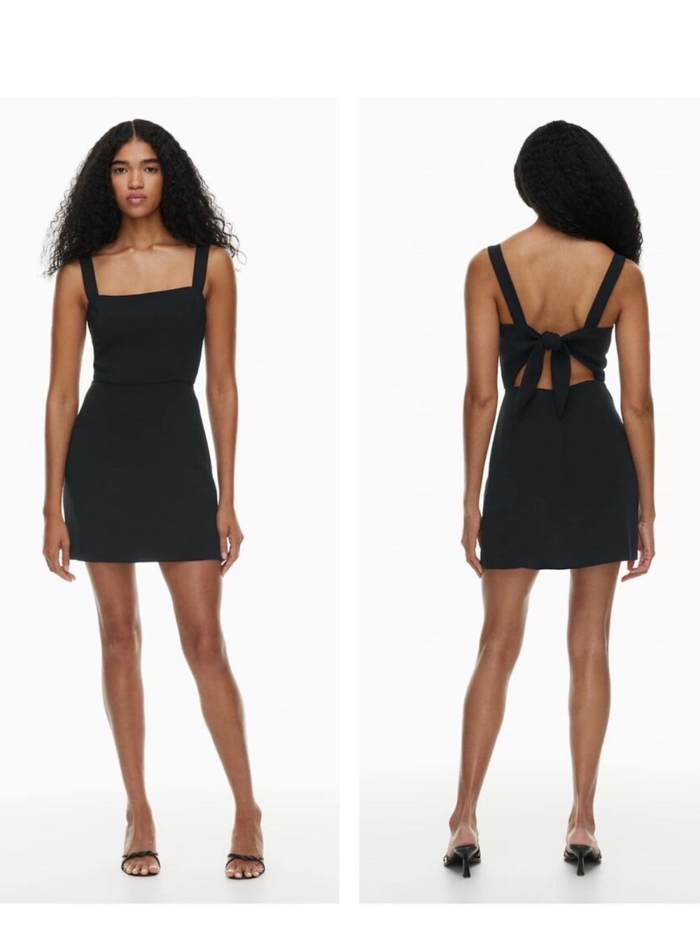 NWOT Aritzia Wilfred Aperature Tie-Back Dress
Squareneck Crepe Mini Dress 2